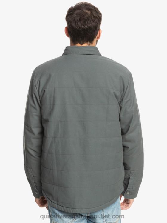 Quiksilver Men Downrail Canvas Chore Jacket H2N4B1566 iron gate