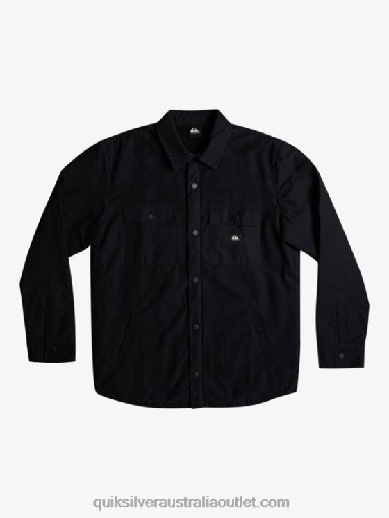 Quiksilver Men Downrail Canvas Chore Jacket H2N4B1568 black