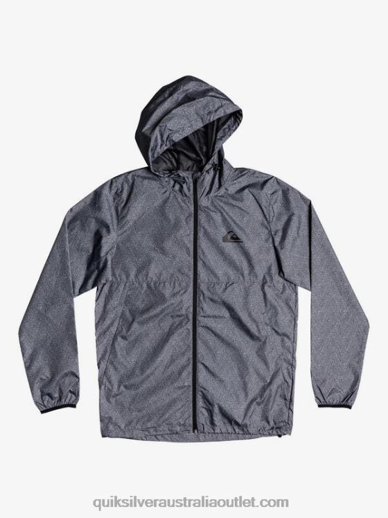 Quiksilver Men Everyday Windbreaker Jacket H2N4B1011 dark grey heather