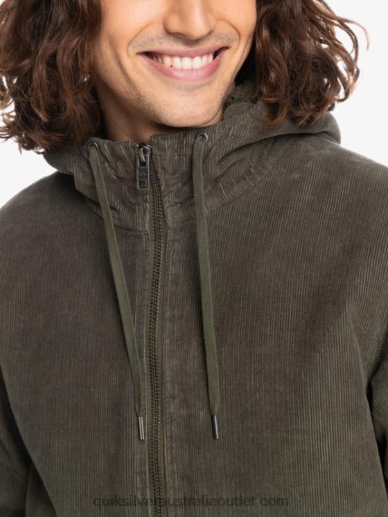Quiksilver Men Triple Stringer Corduroy Jacket H2N4B1557 grape leaf