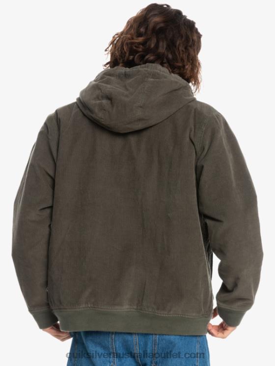 Quiksilver Men Triple Stringer Corduroy Jacket H2N4B1557 grape leaf
