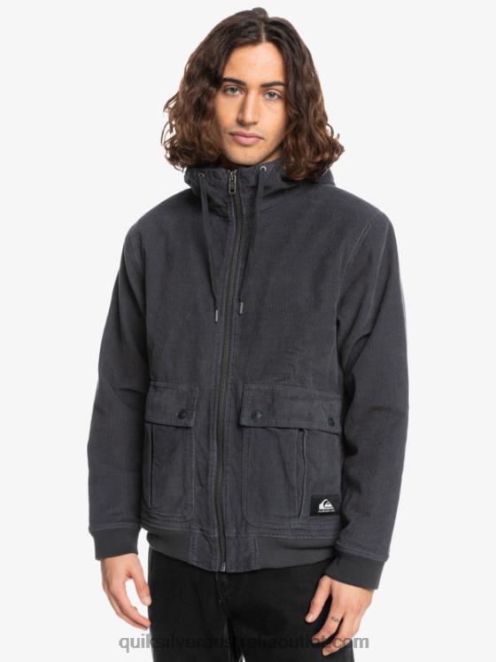 Quiksilver Men Triple Stringer Corduroy Jacket H2N4B1558 tarmac