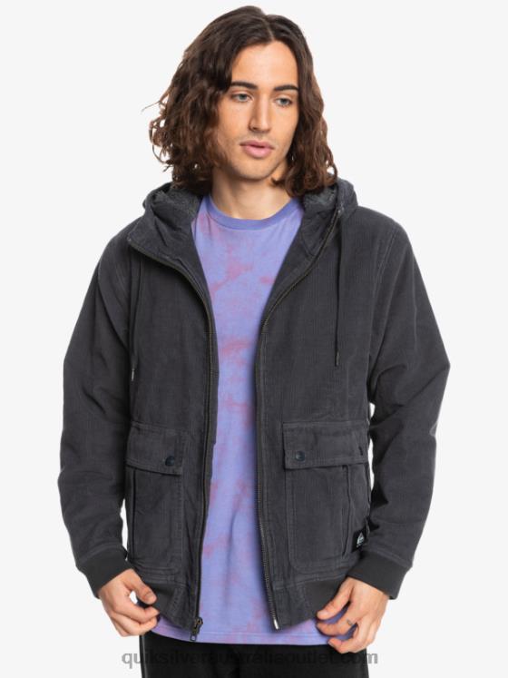 Quiksilver Men Triple Stringer Corduroy Jacket H2N4B1558 tarmac