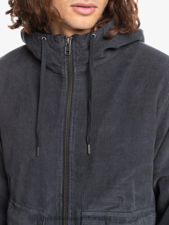 Quiksilver Men Triple Stringer Corduroy Jacket H2N4B1558 tarmac