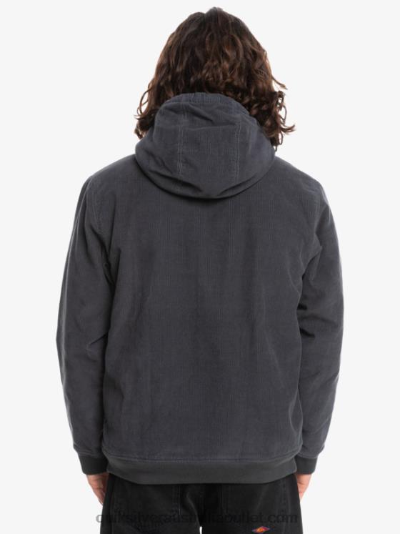 Quiksilver Men Triple Stringer Corduroy Jacket H2N4B1558 tarmac