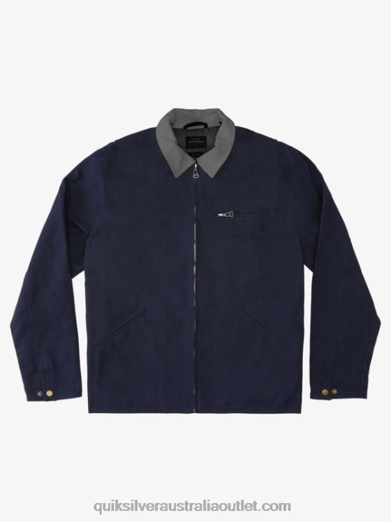 Quiksilver Men Waterman Wave Chore Workwear Jacket H2N4B1177 odyssey gray