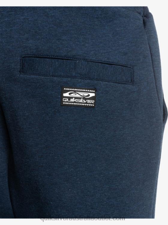 Quiksilver Men Step Off Fleece Joggers H2N4B1722 insignia blue heather