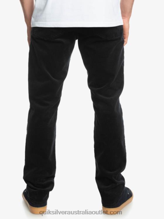 Quiksilver Men Kracker Cord Corduroy Pants H2N4B1546 black
