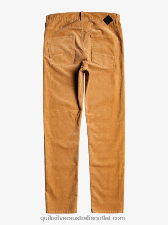 Quiksilver Men Kracker Cord Corduroy Pants H2N4B1550 plage