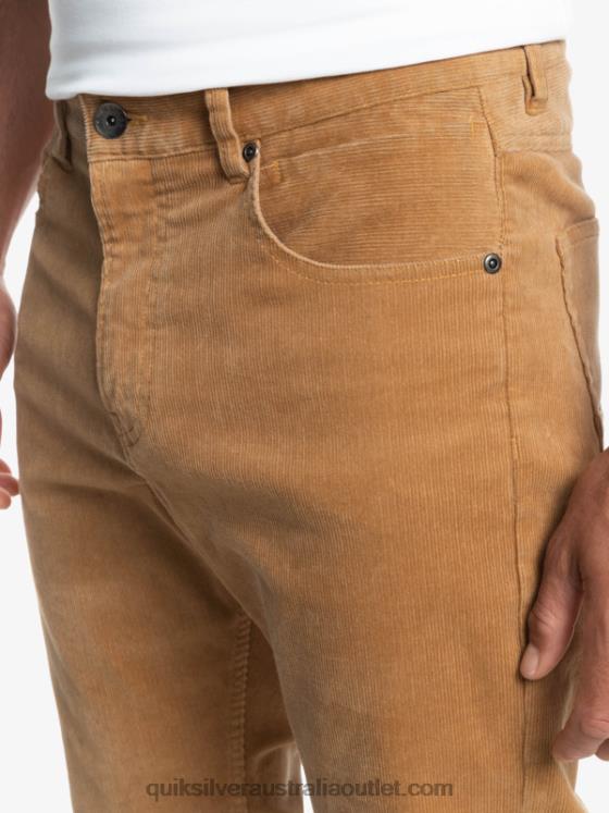 Quiksilver Men Kracker Cord Corduroy Pants H2N4B1550 plage