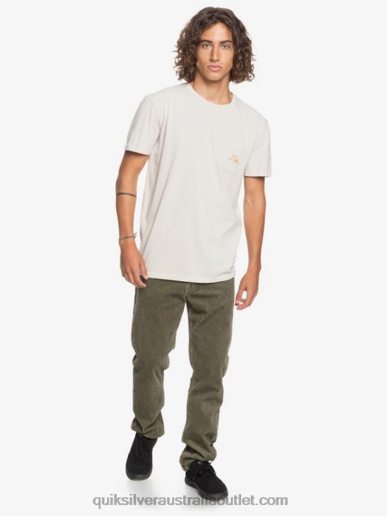 Quiksilver Men Kracker Straight Fit Corduroy Pants H2N4B1606 kalamata