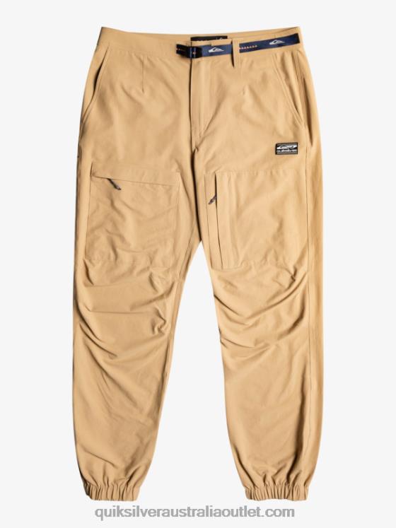 Quiksilver Men Sea Bed Cargo Pants H2N4B1846 tannin