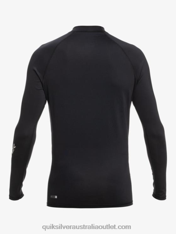 Quiksilver Men All Time Long Sleeve UPF 50 Rashguard H2N4B817 black
