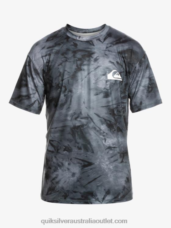 Quiksilver Men Digital Session UPF 50 Short Sleeve Surf Tee H2N4B1086 black
