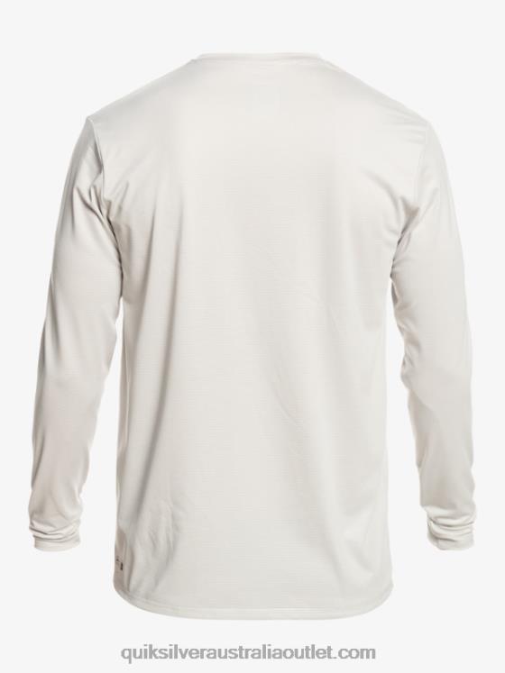 Quiksilver Men Heritage Heather Long Sleeve UPF 50 Surf Tee H2N4B1469 gray violet heather