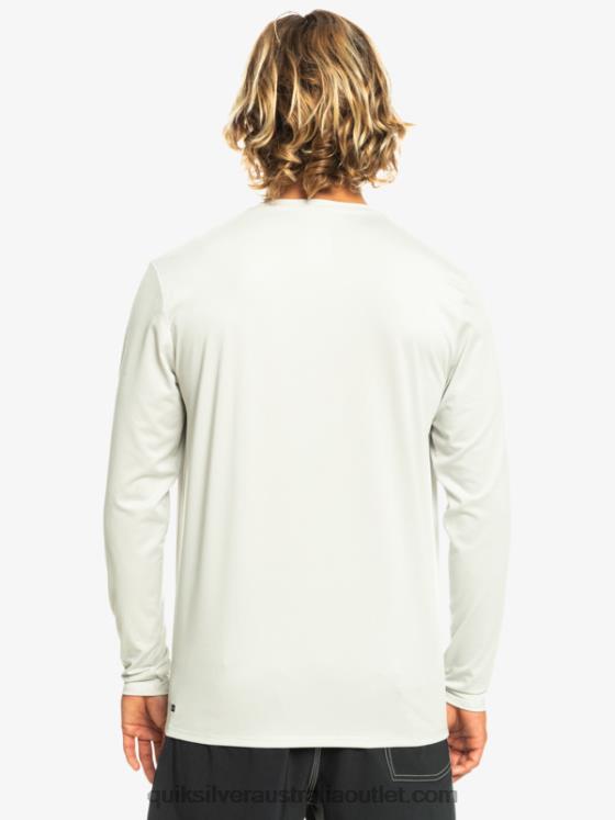 Quiksilver Men Heritage Heather Long Sleeve UPF 50 Surf Tee H2N4B1469 gray violet heather