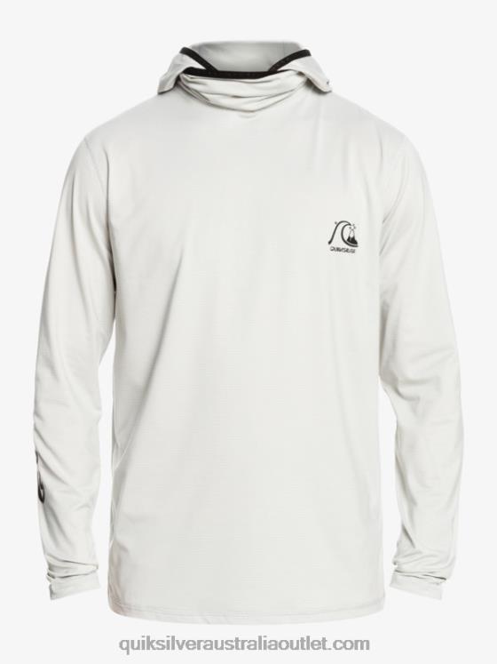 Quiksilver Men Heritage UPF 50 Long Sleeve Surf Tee H2N4B418 gray violet heather