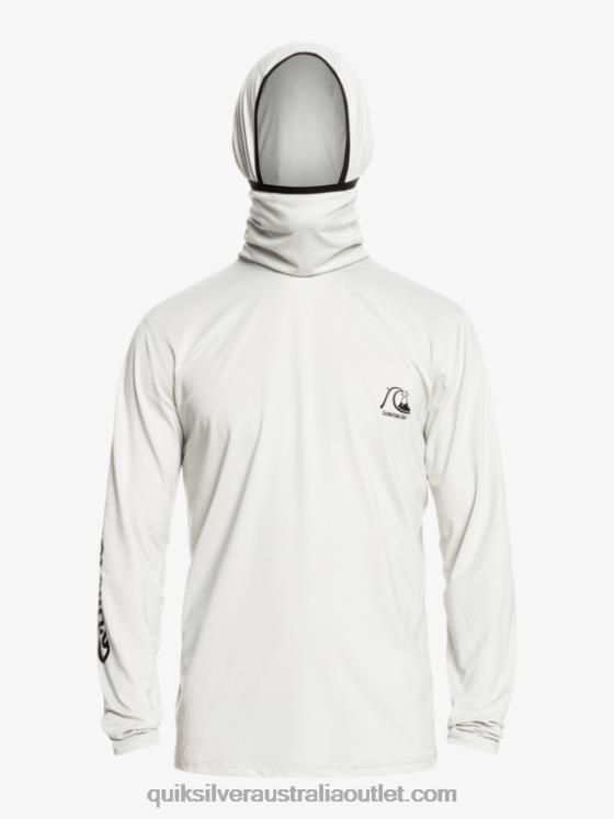 Quiksilver Men Heritage UPF 50 Long Sleeve Surf Tee H2N4B418 gray violet heather