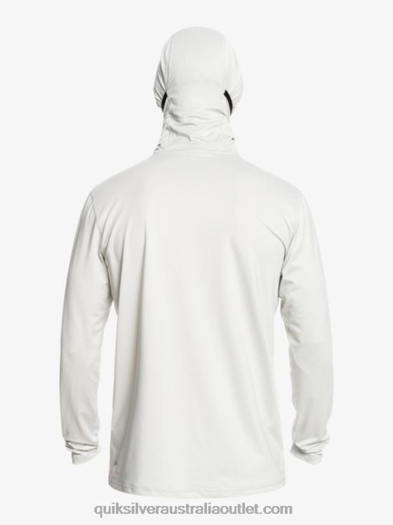 Quiksilver Men Heritage UPF 50 Long Sleeve Surf Tee H2N4B418 gray violet heather