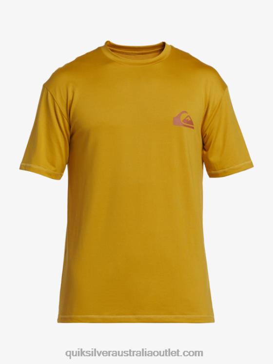 Quiksilver Men Mix Session UPF 50 Short Sleeve Surf Tee H2N4B317 wheat