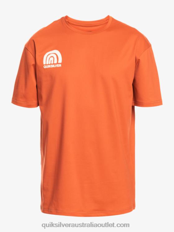 Quiksilver Men Mix Short Sleeve UPF 50 Surf Tee H2N4B1810 hot sauce