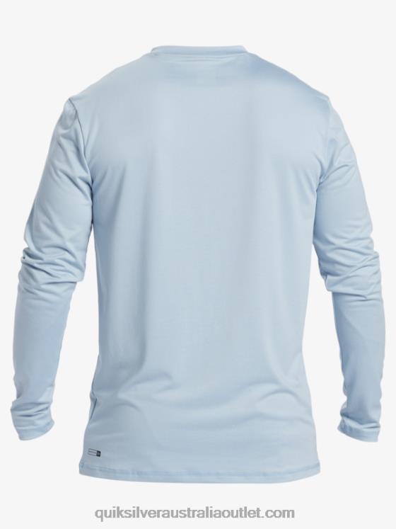 Quiksilver Men Omni Session Long Sleeve Upf 50 Surf T-Shirt H2N4B404 celestial blue