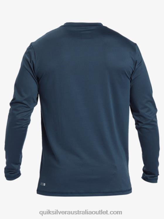 Quiksilver Men Omni Session Long Sleeve Upf 50 Surf T-Shirt H2N4B405 midnight navy