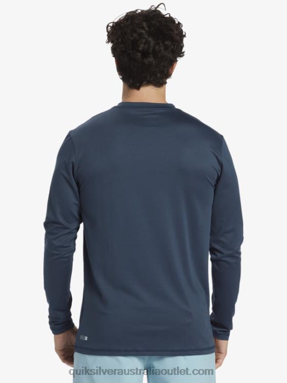 Quiksilver Men Omni Session Long Sleeve Upf 50 Surf T-Shirt H2N4B405 midnight navy