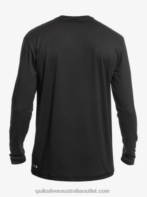 Quiksilver Men Omni Session Long Sleeve Upf 50 Surf T-Shirt H2N4B406 black
