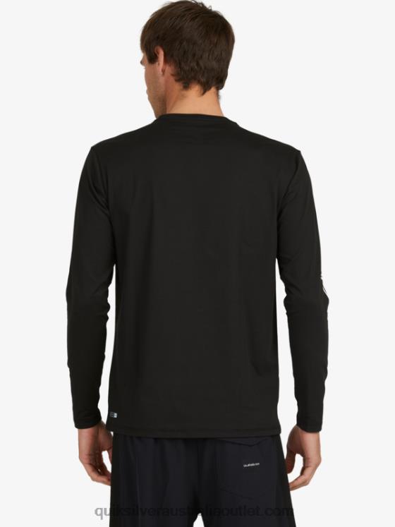 Quiksilver Men Omni Session Long Sleeve Upf 50 Surf T-Shirt H2N4B406 black