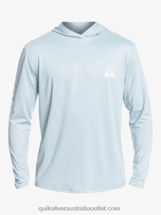 Quiksilver Men Omni Session UPF 50 Long Sleeve Surf Tee H2N4B771 celestial blue