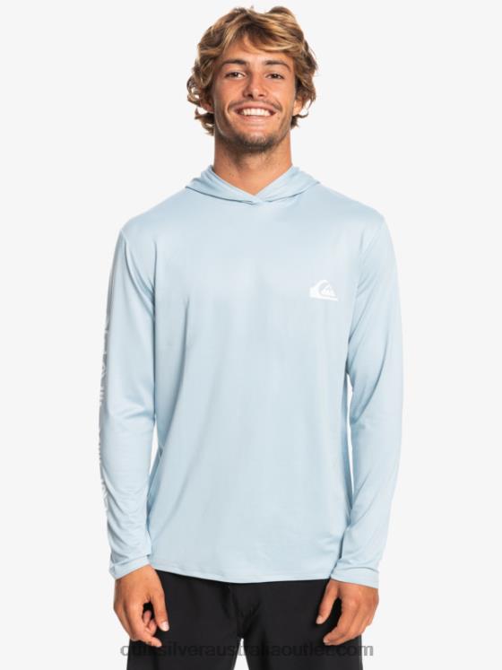 Quiksilver Men Omni Session UPF 50 Long Sleeve Surf Tee H2N4B771 celestial blue