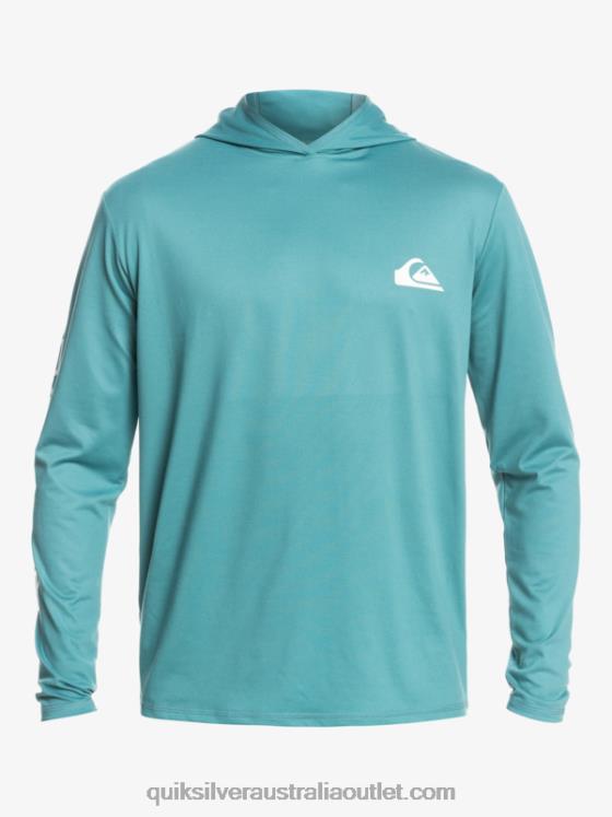 Quiksilver Men Omni Session UPF 50 Long Sleeve Surf Tee H2N4B772 brittany blue