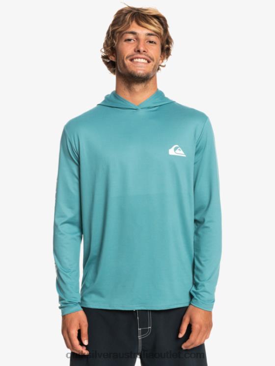 Quiksilver Men Omni Session UPF 50 Long Sleeve Surf Tee H2N4B772 brittany blue