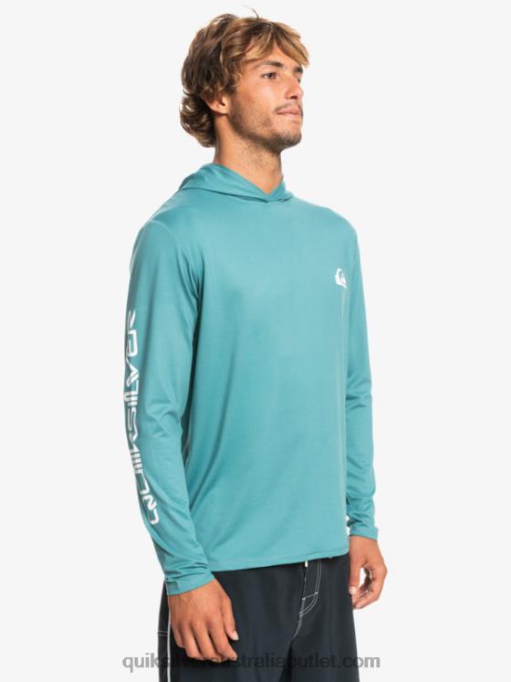 Quiksilver Men Omni Session UPF 50 Long Sleeve Surf Tee H2N4B772 brittany blue