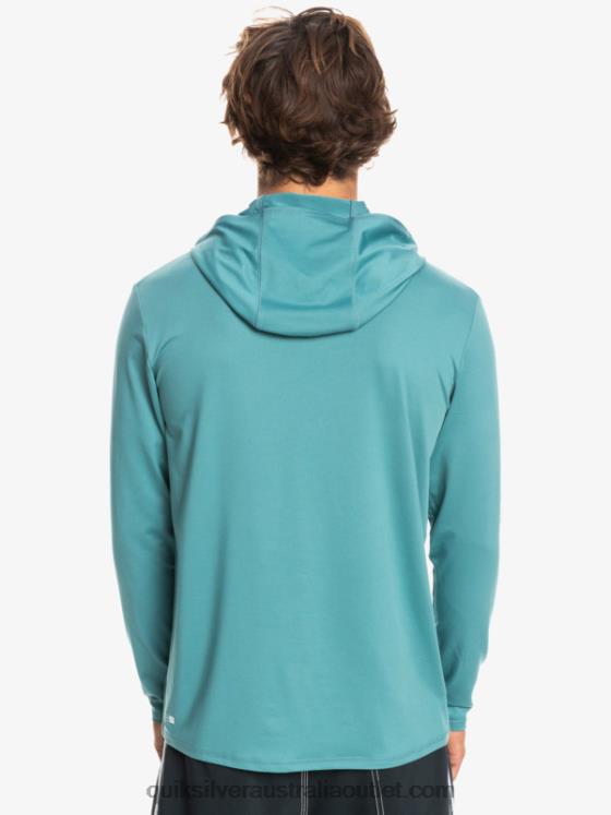 Quiksilver Men Omni Session UPF 50 Long Sleeve Surf Tee H2N4B772 brittany blue