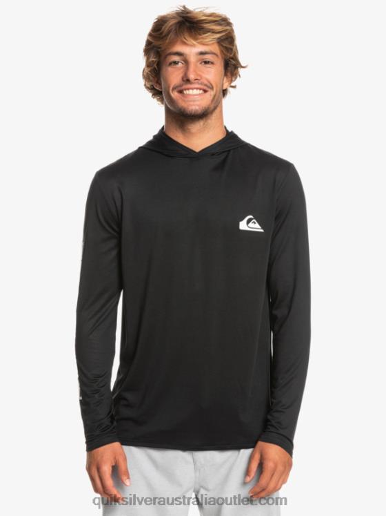 Quiksilver Men Omni Session UPF 50 Long Sleeve Surf Tee H2N4B773 black