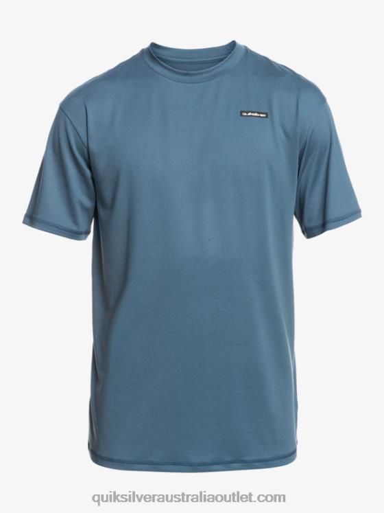 Quiksilver Men Omni Session UPF 50 Short Sleeve Surf Tee H2N4B537 bering sea