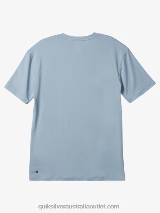 Quiksilver Men Omni Session UPF 50 Short Sleeve Surf Tee H2N4B540 celestial blue