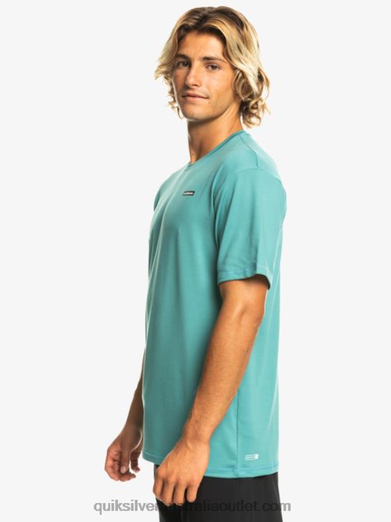 Quiksilver Men Omni Session UPF 50 Short Sleeve Surf Tee H2N4B542 brittany blue