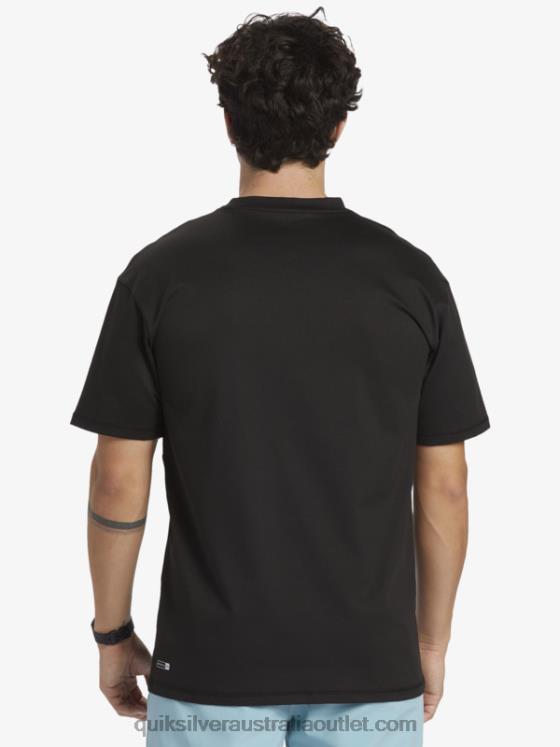 Quiksilver Men Omni Session UPF 50 Short Sleeve Surf Tee H2N4B543 black