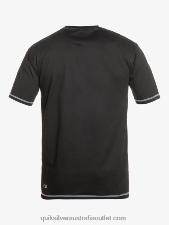 Quiksilver Men Saturn Surf Short Sleeve UPF 50 Surf T-Shirt H2N4B587 black