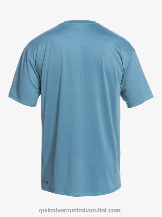 Quiksilver Men Solid Streak Short Sleeve UPF 50 Surf Tee H2N4B891 provencial