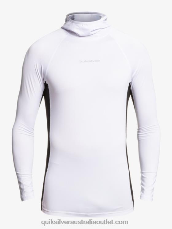 Quiksilver Men Storm Tripper Long Sleeve Rashguard H2N4B1837 white