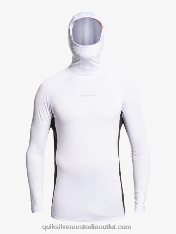 Quiksilver Men Storm Tripper Long Sleeve Rashguard H2N4B1837 white