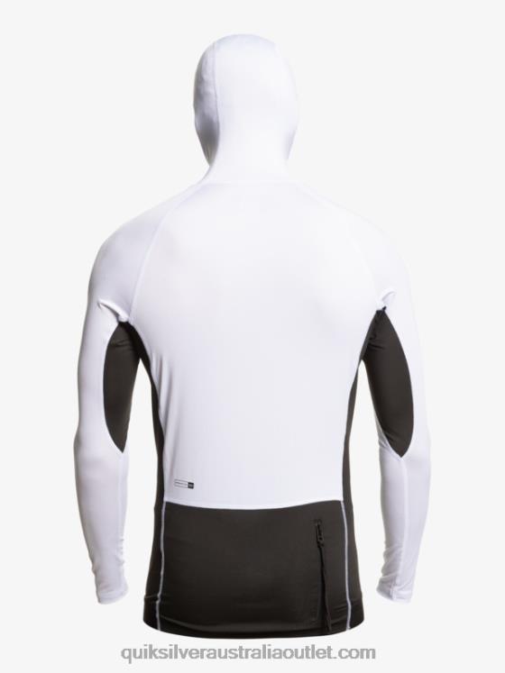 Quiksilver Men Storm Tripper Long Sleeve Rashguard H2N4B1837 white