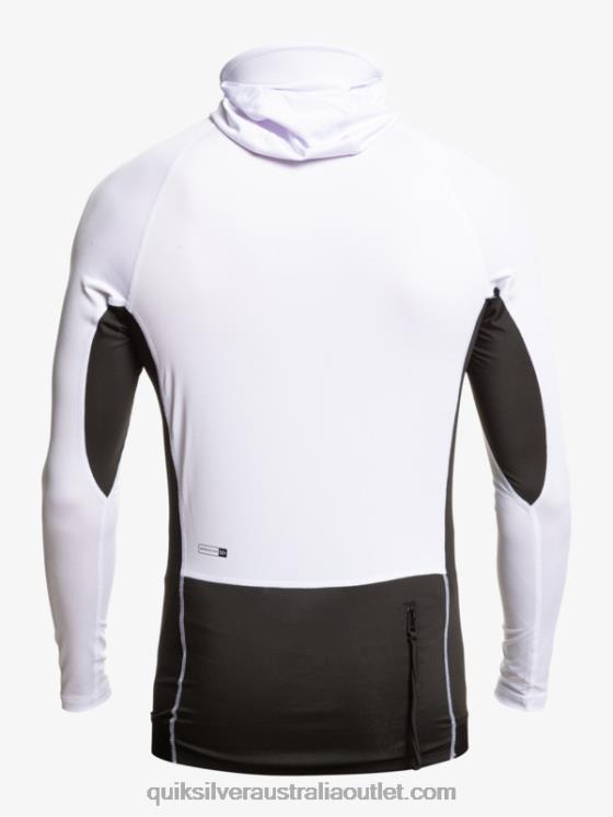 Quiksilver Men Storm Tripper Long Sleeve Rashguard H2N4B1837 white