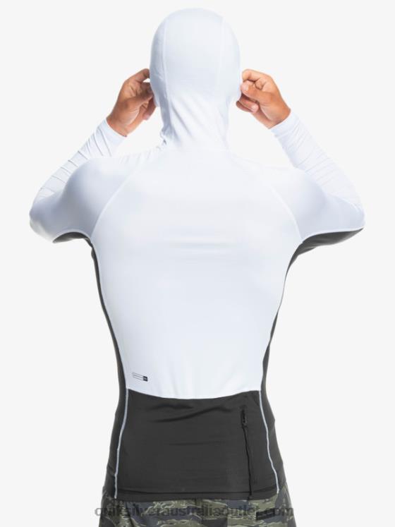 Quiksilver Men Storm Tripper Long Sleeve Rashguard H2N4B1837 white