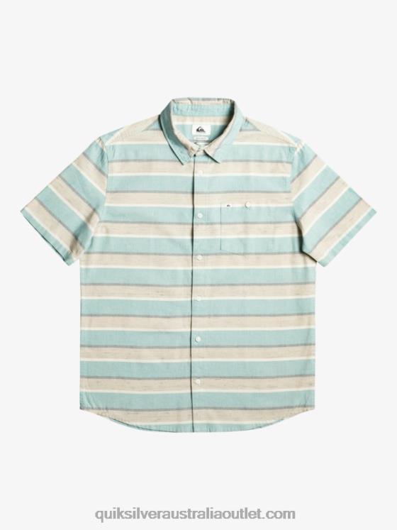 Quiksilver Men Cali Sunrise Short Sleeve Shirt H2N4B1207 plaza taupe cali sunrise 231