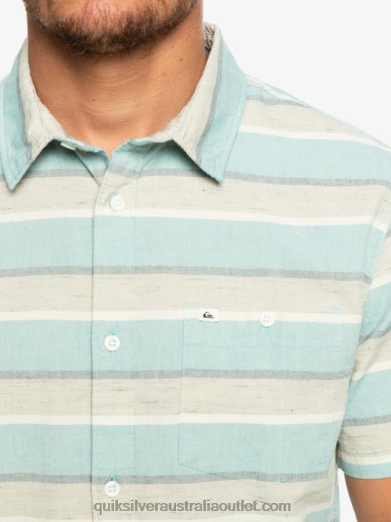 Quiksilver Men Cali Sunrise Short Sleeve Shirt H2N4B1207 plaza taupe cali sunrise 231
